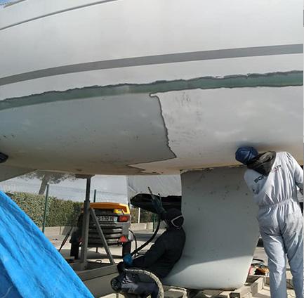 entretien et réparation de bateaux